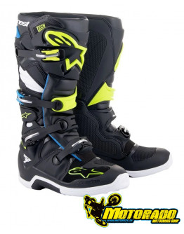 Alpinestars TECH 7 BLACK/BLUE/YELLOW fluo 7 (40,5)