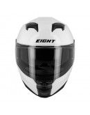 Prilba na cestný motocykel EIGHT S442 white