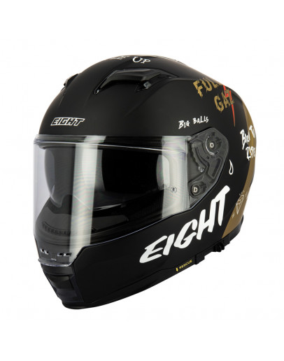 Prilba na cestný motocykel EIGHT S442 R Full Gaz