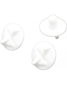 Skrutky na šilt SHOEI white 3KS