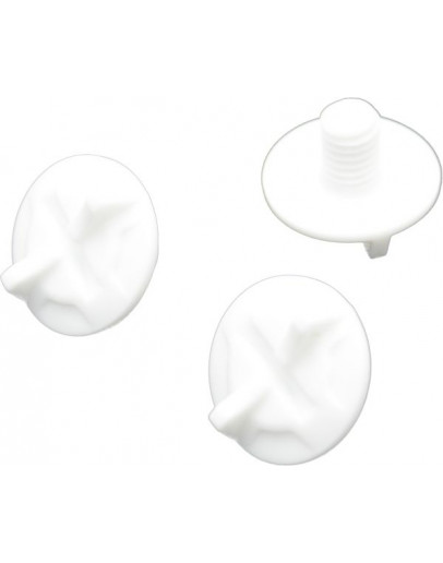 Skrutky na šilt SHOEI white 3KS