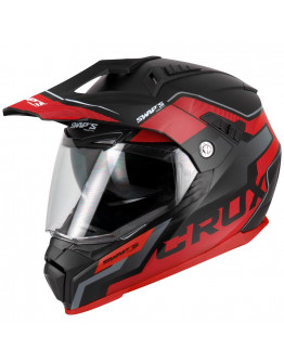 Enduro prilba Crux S789 Červená