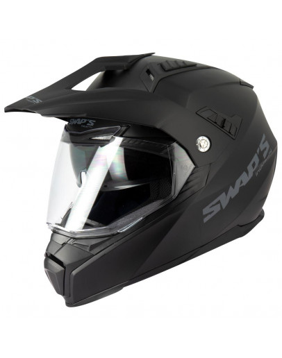 Enduro prilba Crux S789 Matte Black 