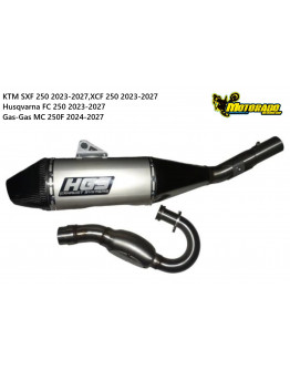 HGS výfukový systém komplet set KTM/Husqvarna/Gas-Gas 250 4T 2023-2027