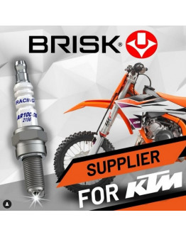 Sviečka BRISK KTM 50 SX 2024-, 85 SX 2025-,Husqvarna TC 50/TC 85,Gas-Gas MC 50/MC 85 A40039093010