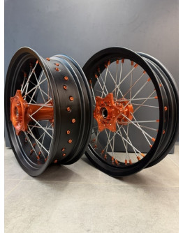 Sada kolies PARTS KTM SX/SXF/XC/XCF/EXC/EXC-F 2003-2027 SUPERMOTO 3.50-17 / 5.00-17