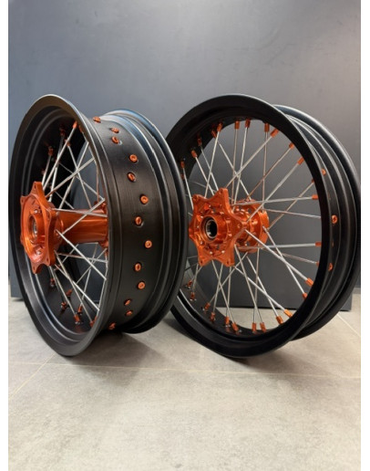 Sada kolies PARTS KTM SX/SXF/XC/XCF/EXC/EXC-F 2003-2027 SUPERMOTO 3.50-17 / 5.00-17