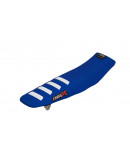 Poťah sedadla CrossX UGS wave Yamaha YZ 125/250 2002-2021 modro-biely