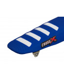 Poťah sedadla CrossX UGS wave Yamaha YZ 125/250 2002-2021 modro-biely