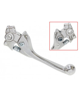 Brzdová páčka Kawasaki KXF 450 2019-2023,KXF 250 2021-2025 strieborná