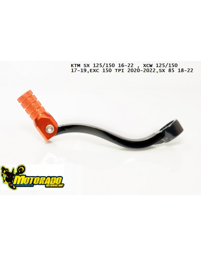 Radiaca páčka KTM SX 125/150 16-23 , XCW 125/150 17-19,EXC 150 TPI 2020-2023,SX 85 18-24 oranžová