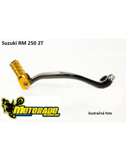 Radiaca páčka Suzuki RM 250 1988-2008 čierno-zlatá