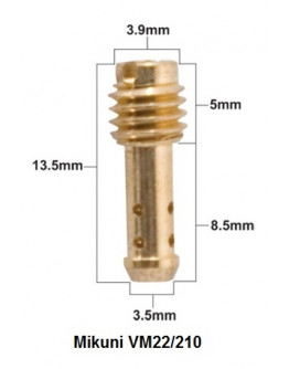 Tryska karburátora MIKUNI TYP VM22/210 40 1KS