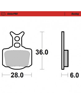 Brzdové platničky Moto-Master SinterPRO KTM SX 50,Husqvarna TC 50 2024-2025