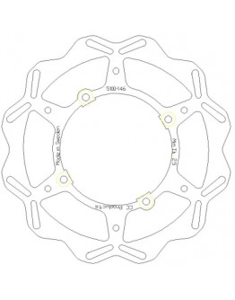 Brzdový kotúč BETA RR 2005-2012 250mm