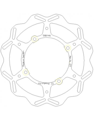 Brzdový kotúč BETA RR 2005-2012 250mm