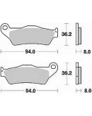 Brzdové platničky PERFECT KTM,Husaberg,Husqvarna,Sherco,TM,Gas-Gas predné