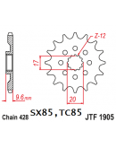 Vývodové koliečko KTM SX85,Husqvarna TC85,Gas-Gas MC85 18-24 13 zubové