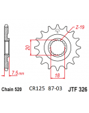 Vývodové koliečko Honda CR 125R 87-03 13 zubové