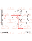 Vývodové koliečko JT 428 PITBIKE 13 zubové