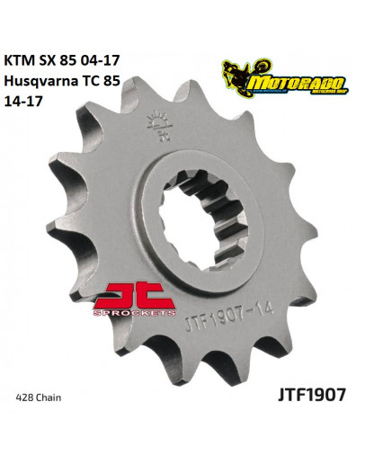 Vývodové koliečko KTM SX 85 04-17,Husqvarna TC 85 14-17 14 zubové