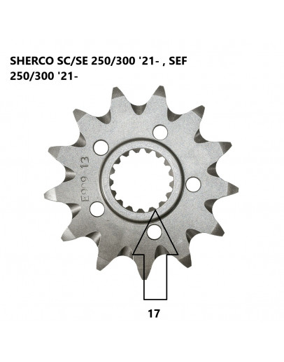 Vývodové koliečko SHERCO SC/SE 250/300 '21- , SEF 250/300 '21- 