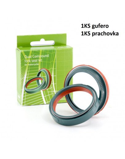 Gufero+prachovka SKF DUAL 49x60x10 mm pre tlmiče SHOWA 49 mm