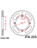 Rozeta Honda CR 80/85,CRF 150  JT dural červená 48 zubov