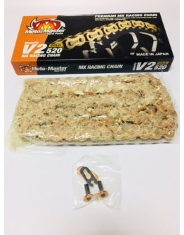 Reťaz Moto-master V2 MX gold 520