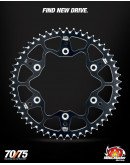 Rozeta Kawasaki KX 80/85 Moto-Master dural 70/75 čierna