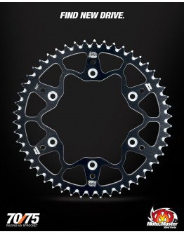 Rozeta Kawasaki KX 80/85 Moto-Master dural 70/75 čierna