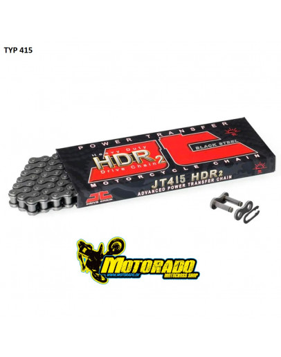 Reťaz JT 415 HDR čierna 134 článkov
