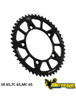 Rozeta KTM SX 65,Husqvarna TC 65,Gas-Gas MC 65 JT dural čierna 46 zubov