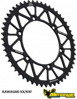 Rozeta Kawasaki JT dural čierna 48 zubov