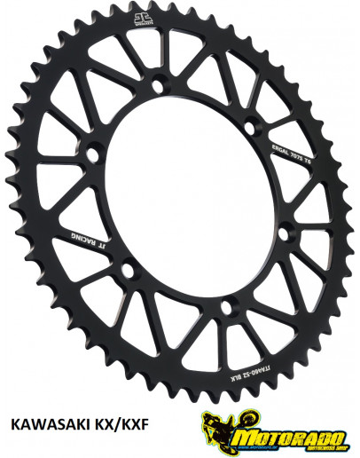 Rozeta Kawasaki JT dural čierna 52 zubov