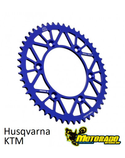 Rozeta HUSQVARNA,KTM,Gas-Gas JT dural modrá 52 zubov
