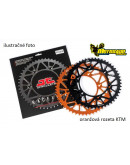 Rozeta KTM SX 85,HUSQVARNA TC 85,Gas-Gas MC 85 JT dural oranžová 47 zubov