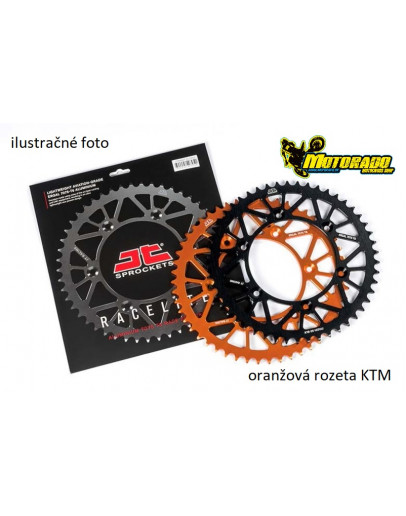 Rozeta KTM SX 85,HUSQVARNA TC 85,Gas-Gas MC 85 JT dural oranžová 47 zubov