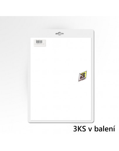 Sada polepy biele BLACKBIRD racing 3KS  47x33cm