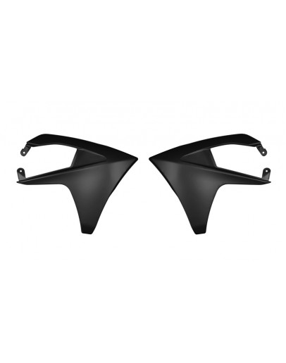 Kryty chladičov Gas-Gas MC/EC/MC-F/EC-F/EX 2024-2025 čierne