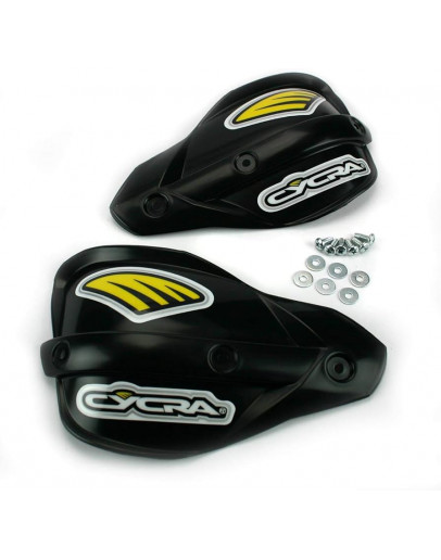 Náhradné plasty na chrániče rúk páčok Cycra ENDURO čierne