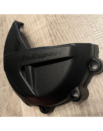 Plastový kryt krytu spojky Gas-Gas MC/EC 250-300 2021-2023 čierny