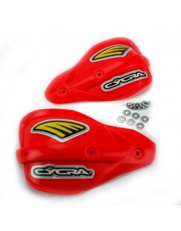 Náhradné plasty na chrániče rúk páčok Cycra ENDURO červené