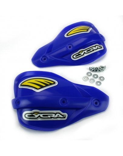 Náhradné plasty na chrániče rúk páčok Cycra ENDURO modré