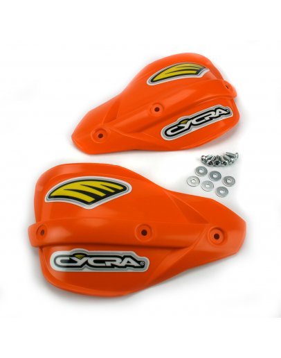 Náhradné plasty na chrániče rúk páčok Cycra ENDURO oranžové