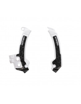 Chrániče rámu Acerbis X-grip Husqvarna TC/FC 2023-2025,TE/FE 2024-2025 bielo-čierne