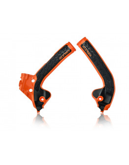 Chrániče rámu Acerbis X-grip KTM/Husqvarna/Gas-Gas 85 oranžovo-čierne