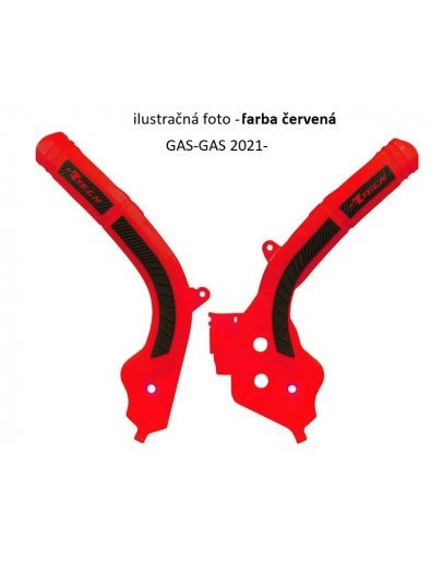 Chrániče rámu Rtech Gas-Gas 2021- červené