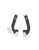 Chrániče rámu Rtech KTM SX 85 18-24, Husqvarna TC 85 18-24, GasGas MC 85 21-24 bielo-čierne
