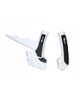 Chrániče rámu Rtech Gas-Gas MC/EC/MC-F/EC-F/EX 2024-2025 bielo-čierne